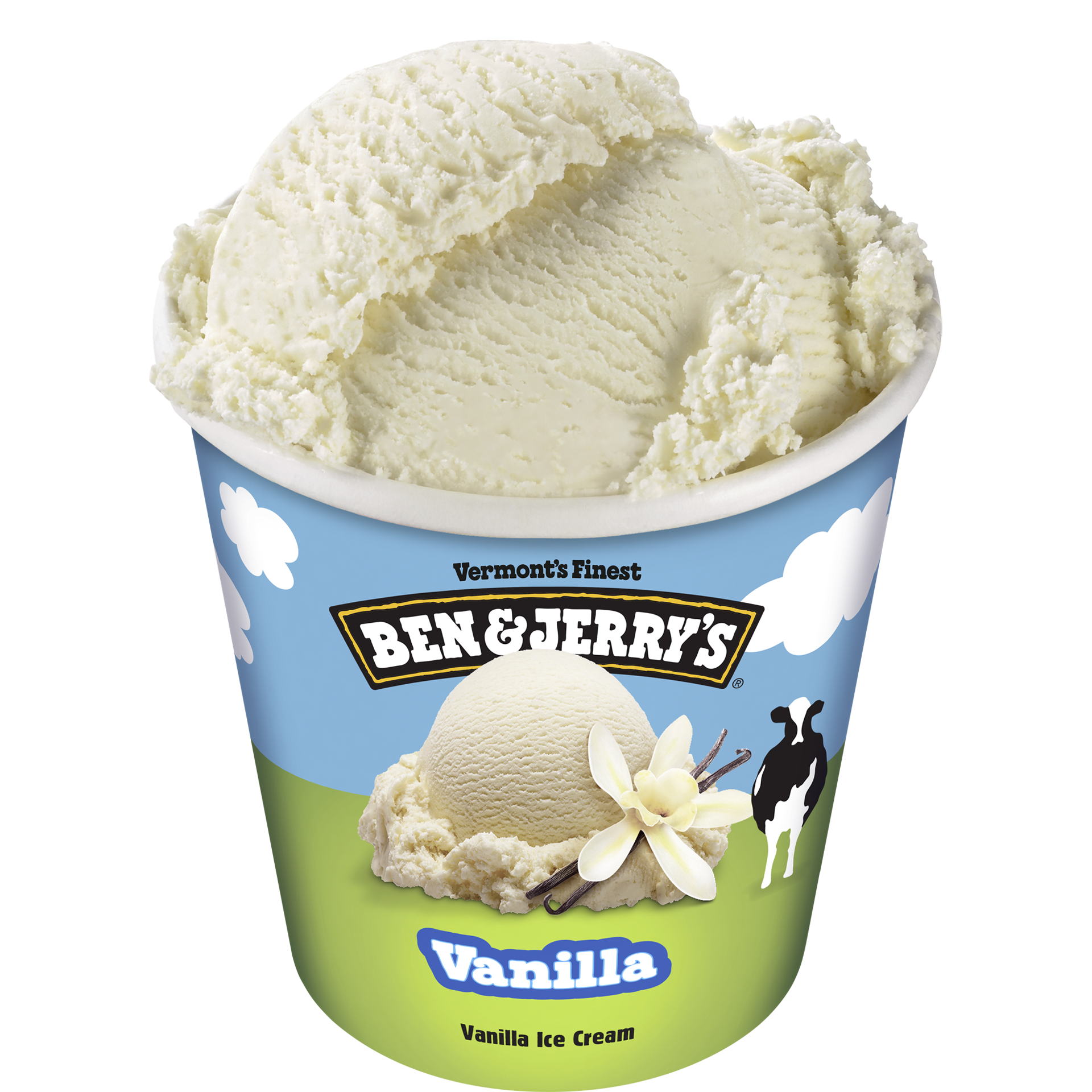 Scoop vanilla cheap ice cream calories